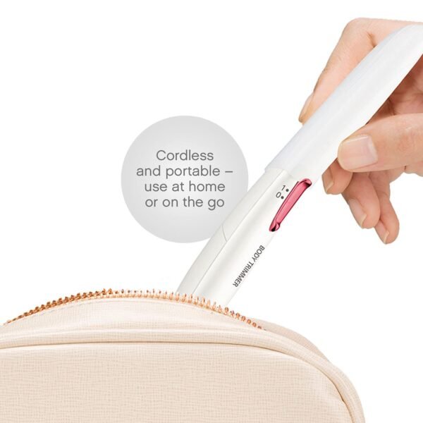 Panasonic Full Body Hair Removal for Women, Portable Sleek Design, Gentle for Bikini, Underarm, Legs Areas, Pink, 1 Count (Pack of 1) - Image 5