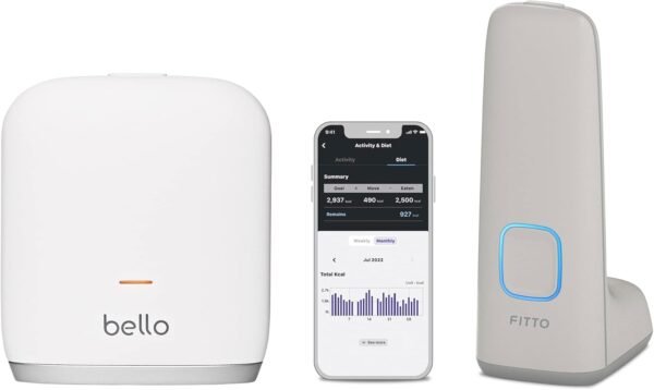 Bello 2 + FITTO - Includes 1 Body Fat Scanner with Smart App and 1 Muscle Scanner with Smart App - Measure and Track Your Fitness Progress - Bluetooth Tools Compatible with Apple Health & Google Fit - Image 2