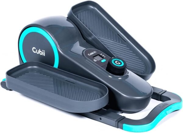 Cubii GO - Under Desk Elliptical Bike Pedal Exerciser, with LCD Fitness Tracker Screen, Adjustable Resistance, Work from Home Fitness, Built-in Wheels and Portable Expanding Handle - Image 5