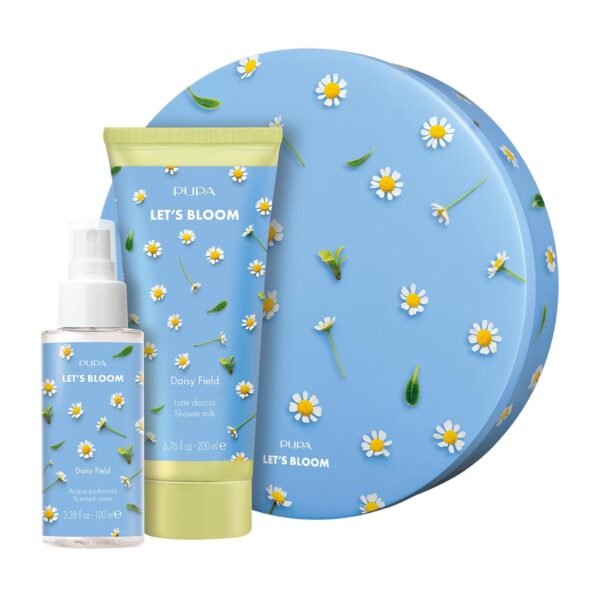 Pupa Milano Let's Bloom Kit, Daisy Field, 2 Pc - Shower Milk and Scented Water - Body Wash - Body Mist - Hydrating Body Wash - Skin Care Gift Set - Image 2
