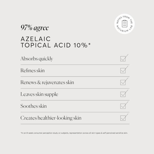 Naturium Azelaic Topical Acid 10%, Face & Skin Care Beauty Treatment with Niacinamide & Vitamin C, 1 oz - Image 4