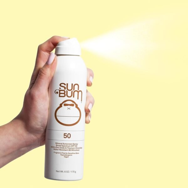 Sun Bum Mineral SPF 50 Sunscreen Body Spray | Water-Resistant Broad Spectrum Moisturizing Sunblock with Vitamin E | Hypoallergenic |Hawaii 104 Act Compliant (Octinoxate & Oxybenzone Free) | 6 oz - Image 3