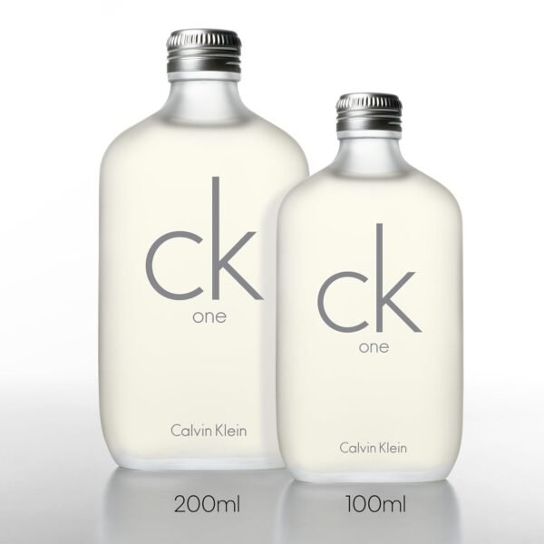 Calvin Klein CK One Eau de Toilette – Citrus Unisex Fragrance – With Notes of Green Tea, Bergamot, Cardamom, Violet & Amber – Luxury Unisex Perfumes – Long Lasting Fragrance - Image 6