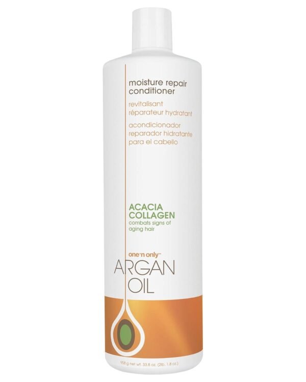 One 'n Only Argan Oil Moisture Repair Conditioner, Helps Detangle and Smooth Damaged Hair Cuticle to Improve Structure, Improves Shine and Manageability, 33.8 Fl. Oz - Image 2