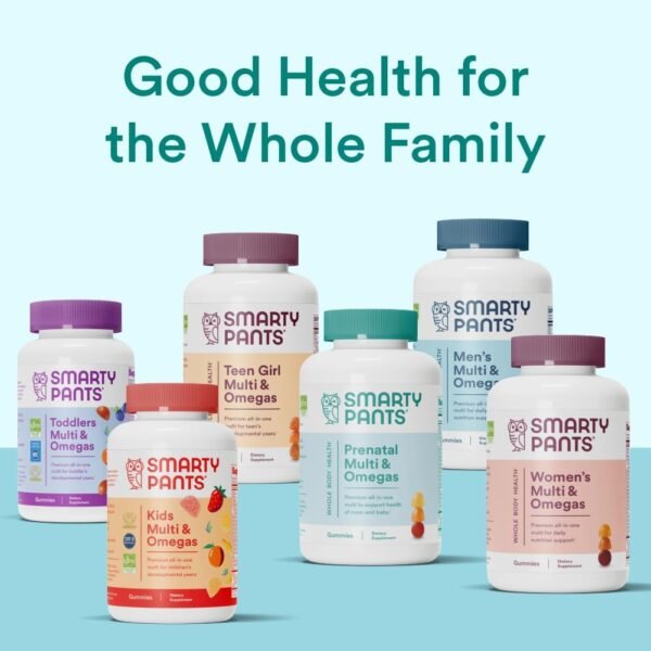 SmartyPants Organic Prenatal Vitamins for Women, Multivitamin Gummies: Probiotics, Biotin, Methylfolate, Omega 3 (ALA), Vitamin D3, C, Vitamin B12, B6, A, K2 & Zinc, Choline, 120 Count (30 Day Supply) - Image 12