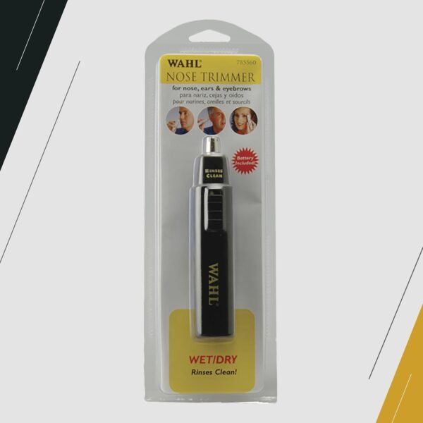 Wahl Professional Nose Trimmer Cordless Battery Operated Stainless Steel Blades Lightweight Precision - Image 6