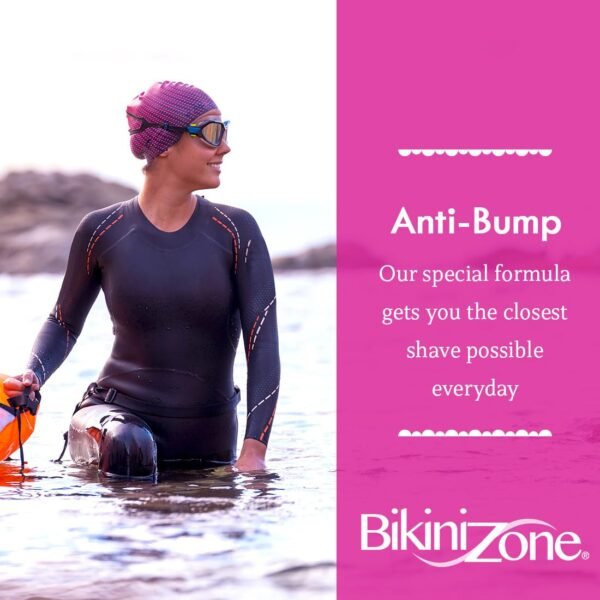 Bikini Zone Anti-Bump Shave Gel for Sensitive Areas, 5 Oz, 3 Pack - Image 4