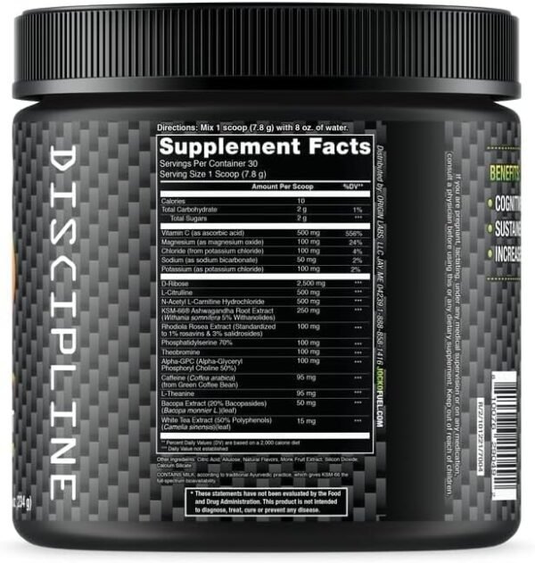Jocko Fuel Pre Workout Powder with L-Citrulline, Nootropic & Caffeine for Endurance & Stamina - Keto, Sugar Free Blend for Distance Running, Cycling, Jiu Jitsu - 30 Servings (Mango) - Image 9