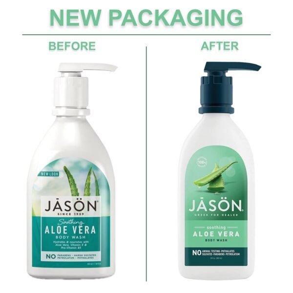 Jason Soothing Aloe Vera Body Wash, 30 Fl Oz - Image 4