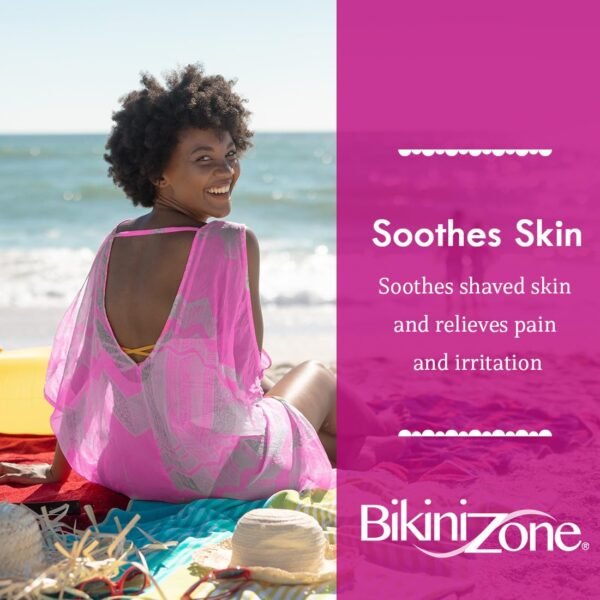 Bikini Zone Medicated After Shave Gel Lidocaine Razor Bump Relief, 1 Oz, 1 Pack - Image 4