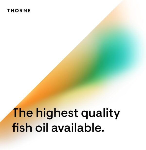 THORNE Omega-3 with CoQ10 - Omega-3 Fatty Acids Supplement with CoQ10 - EPA and DHA - 90 Gelcaps - Image 6