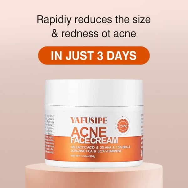 Acne Treatment for Face for Hormonal Cystic Stubborn Acne Cream for Sensitive Skin Teens Adults Women Men Spot Pimple Butt Control Rapid Clearing Breakout Overnight - Image 3