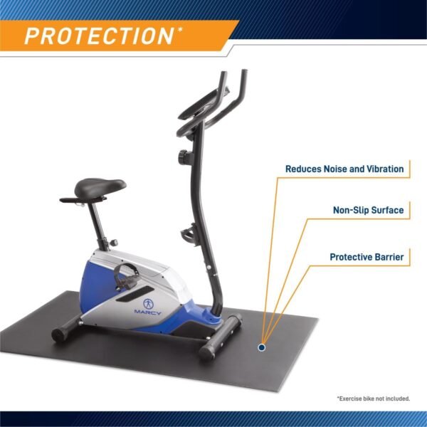 Marcy Fitness Equipment Mat and Floor Protector Compatible for Treadmills, Elliptical, Exercise Bikes, Stationary Cycles and Accessories - Image 7