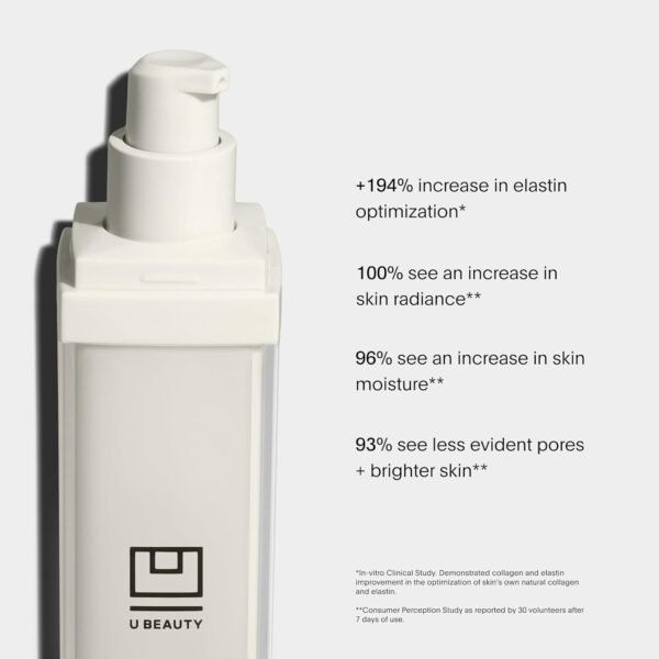 U Beauty Resurfacing Compound Serum - Renew & Illuminate Face Serum - Advanced 8-in-1 Formula with Vitamin C, Retinol, Hyaluronic Acid, & Peptides - Targets Fine Lines, Pores 0.5 fl oz - Image 3