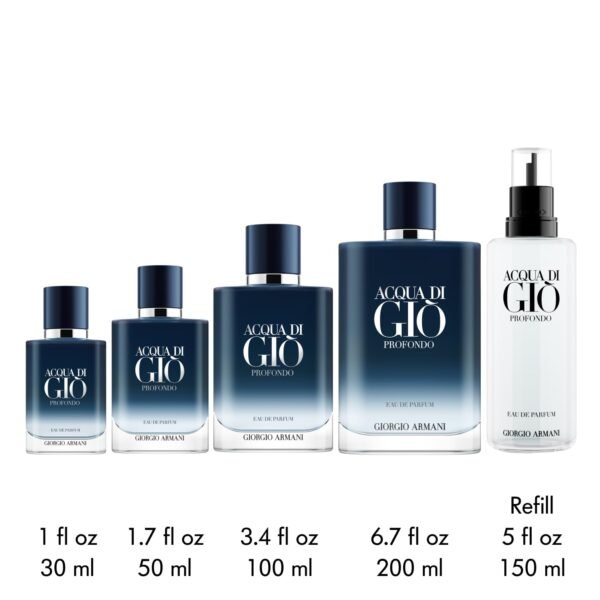 Armani Beauty - Acqua di Giò Profondo - Eau de Parfum - Cologne for Men - Fresh & Aromatic Men’s Fragrance - Mandarin, Lavender, Cedarwood Notes - Image 6