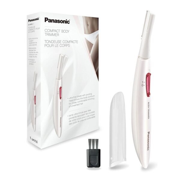 Panasonic Full Body Hair Removal for Women, Portable Sleek Design, Gentle for Bikini, Underarm, Legs Areas, Pink, 1 Count (Pack of 1) - Image 7
