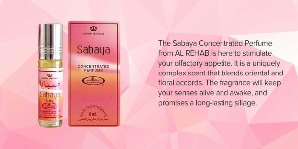 Al Rehab Sabaya Concentrated Perfume Rollerball 6 ML/0.20 (Unisex) - Image 3