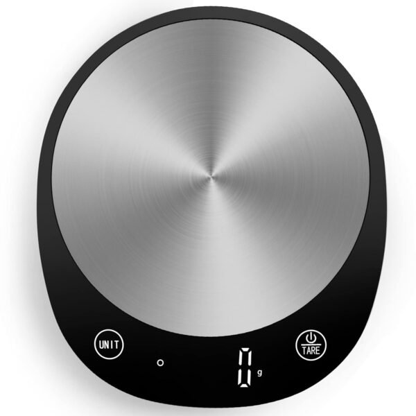 Homebuds 22lb Digital Food Scale Grams and Ounces in 1g, High Precision Assured by Kitchen Scale Professional Factory Since 2001, Gram Scale for Cooking and Baking, LED, 3*AAA Included, Black - Image 2