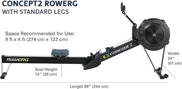 Concept2 Model D Upgraded New Rowing Machine Indoor Rowing Machine for Exercise Control Your Workout Intensity with PM5 Performance Monitor and Bundled with HogoR Cleaning Cloth - Image 6