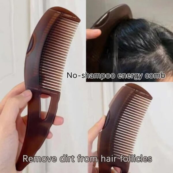 Revolutionary design of dandruff comb, energy massage comb, beauty comb, healthier scalp, better hair quality for women and men to remove dandruff and dirt (Medium, Count, 1) - Image 3
