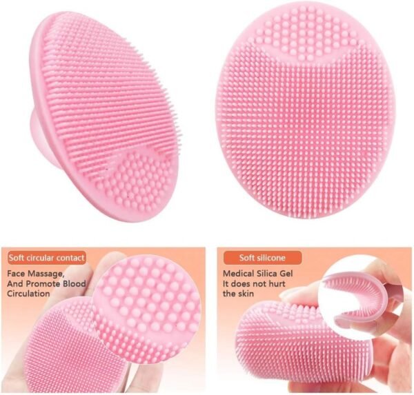 10PCS Silicone Facial Cleansing Brush,Super Soft Face Scrub Clean Brush, Acne Blackheads Removing Handheld Face Scrubber,for Sensitive, Delicate, Dry Skin - Image 5