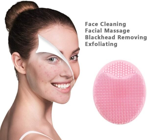 10PCS Silicone Facial Cleansing Brush,Super Soft Face Scrub Clean Brush, Acne Blackheads Removing Handheld Face Scrubber,for Sensitive, Delicate, Dry Skin - Image 7