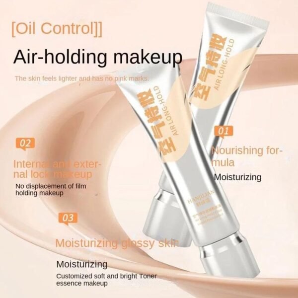 30g Air Holding Filter Liquid Foundation Waterproof Liquid Foundation Full Coverage Moisturizing Concealer Oil Control Nude Makeup Foundation Long-Lasting Waterproof BB Cream - Image 8
