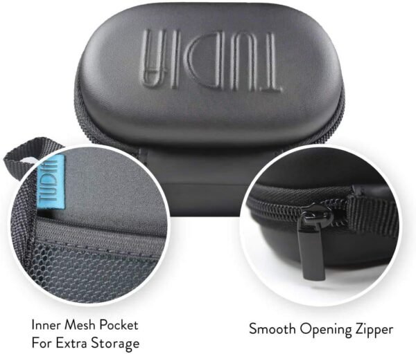 TUDIA EVA Empty Case Compatible with Wahoo TICKR Heart Rate Monitor, Hard Portable Storage Case for Heart Rate Monitor with Chest Strap [Case ONLY, Device NOT Included] - Image 4