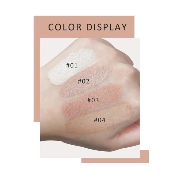 Ownest Mushroom Head Air Cushion BB Cream, Concealer Lasting Nude Makeup Moisturizing Pigment CC Liquid Foundation, Even Skin Tone Makeup Base Primer-Buff Beige - Image 6