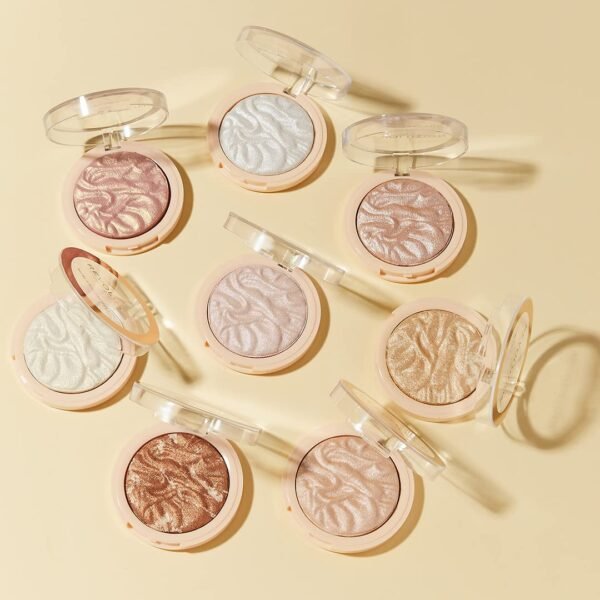 Revolution Beauty, Reloaded Pressed Powder Highlighter, Intensely Pigmented for a High Impact Dewy Finish, Dare To Divulge, 0.22 Oz. - Image 6