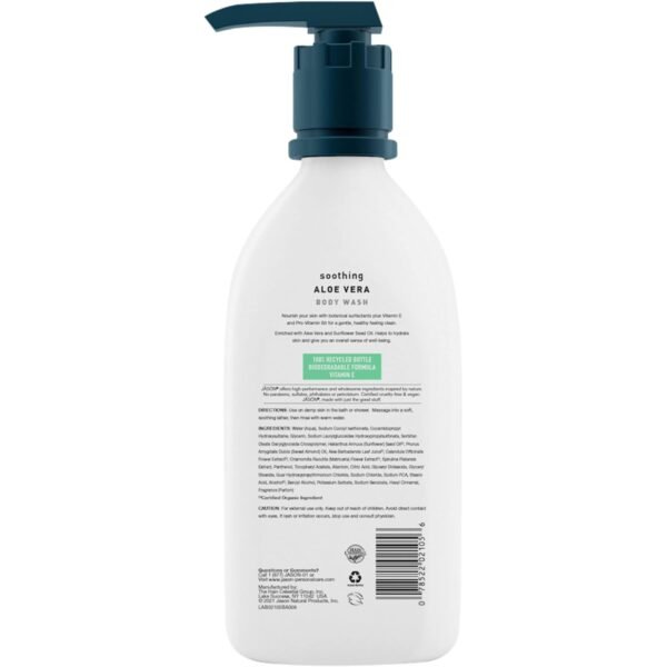 Jason Soothing Aloe Vera Body Wash, 30 Fl Oz - Image 3