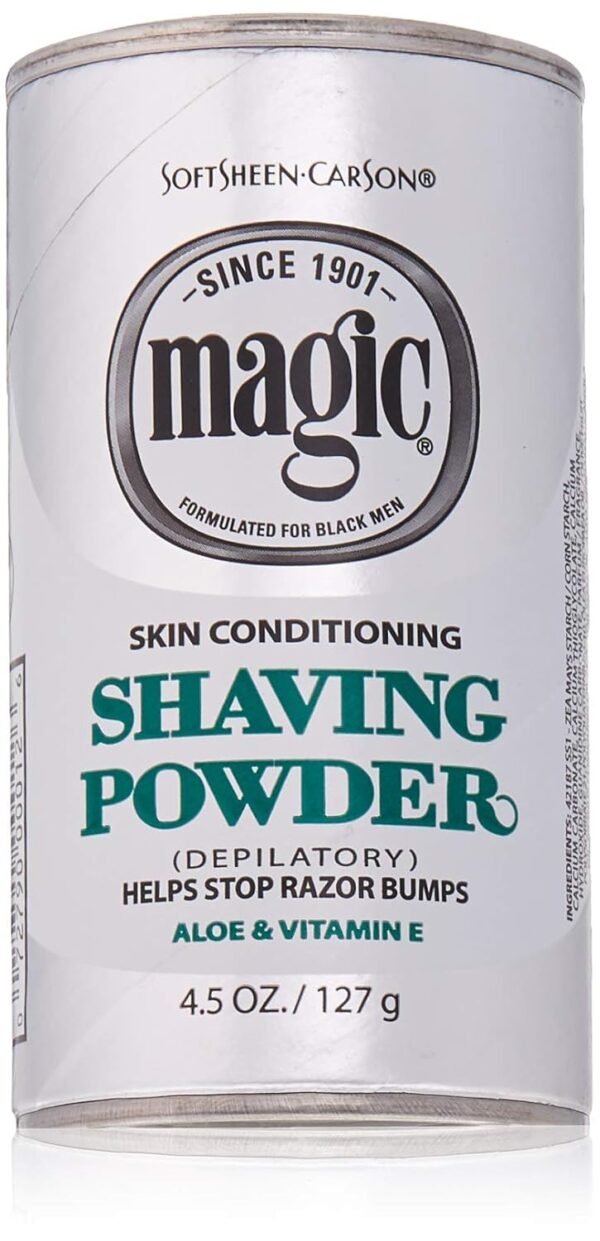 Magic Platinum Shaving Powder 4.5oz. Skin Conditioning (6 Pack) - Image 2
