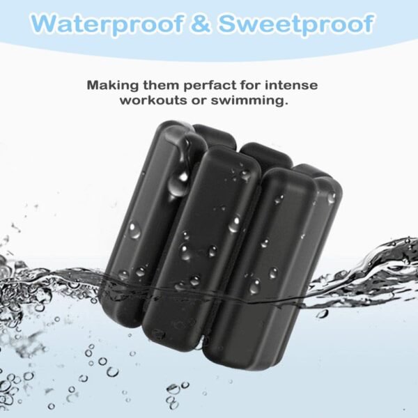 Wrist and Ankle Weights Set of 2(1Lbs Each) Adjustable Silicone Wrist Bangles for Women's and Men Home Gym, Walking, Running and Yoga Strength Training with Resistance Bands as Gift - Image 6