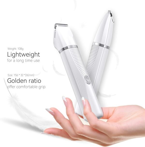 Cat Grooming Clippers Kit for Matted Hair, Bautrium 3 in 1 Electric Pet Hair Trimmer for Thick Hair, Heavy Coat Butt Shaver Cordless Cat Razor Claw Fur Trimmer for Dogs and Other Small Animals at Home - Image 10