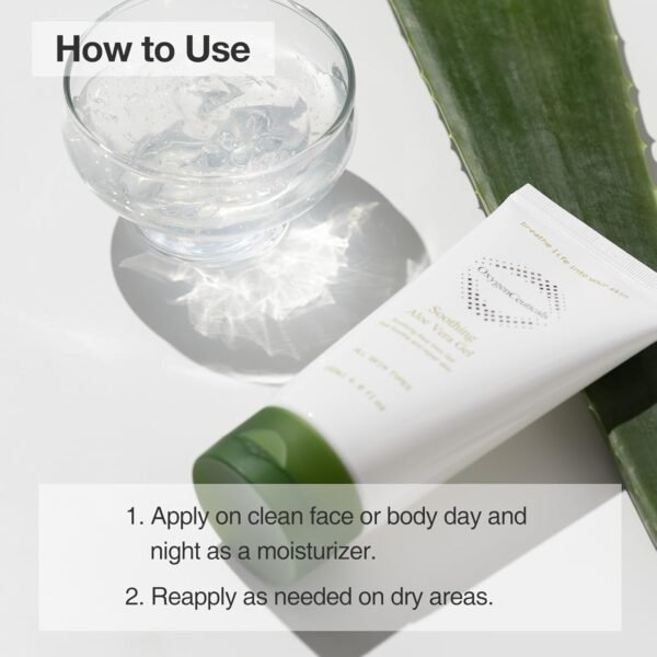 Soothing Aloe Vera Gel (150ml/5 fl. oz) – Natural Hydrating Gel for Face & Body, Moisturizing After-Sun Care with Aloe Vera, Centella Asiatica, and Hyaluronic Acid - Image 5
