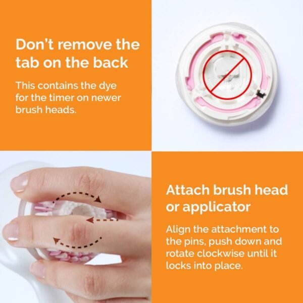 Clarisonic Sensitive Facial Cleansing Brush Head Replacement for Mia 1, Mia 2, Mia Fit, Alpha Fit, Smart Profile Uplift, 4 Count - Image 5