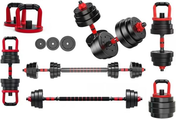 NEW Adjustable Dumbbells/Barbell/Kettlebell/Push-Up Stand - 22lb/33lb/44lb/66lb/88lb, 10kg/15kg/20kg/30kg/40kg - Home Gym Equipment for Men and Women - Image 2