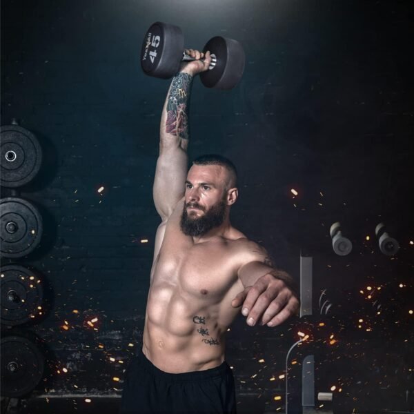 Yes4All Urethane Dumbbells with Anti-Slip Knurled Handle 5-50LBS for Muscle Building - Sold Individually - Image 8