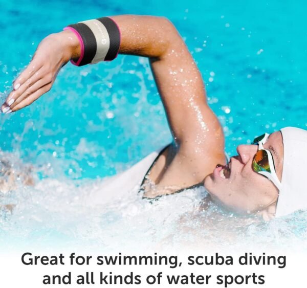 Gymenist Water Proof Ankle Weights With Adjustable Strap Great For Swimming And All Water Sports Activities - Image 3