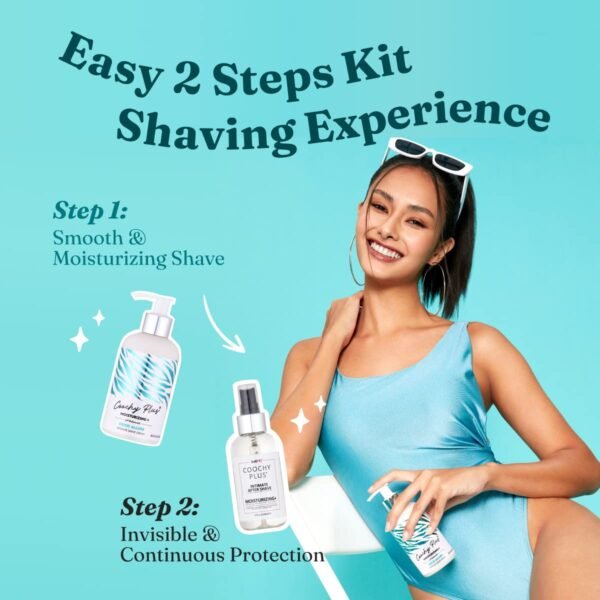 IntiMD Coochy Plus Intimate Shaving Complete Kit - Coco Allure & Organic After Shave Protection Soothing Moisturizer Mist - Antioxidant Formula Prevents Razor Burns, Itchiness & Ingrown Hair - Image 3