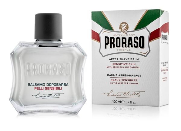 Proraso After Shave Balm for Men, Sensitive Skin Moisturizer with Oatmeal and Green Tea, 3.4 Fl Oz (Pack of 1) - Image 2