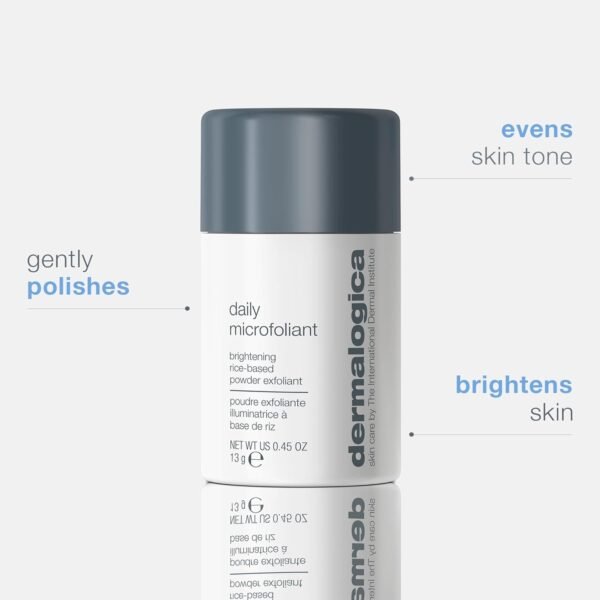 Dermalogica Daily Microfoliant, Face Exfoliator Scrub Powder with Salicylic Acid and Papaya Enzyme, Achieve Brighter, Smoother Skin Daily - Image 3