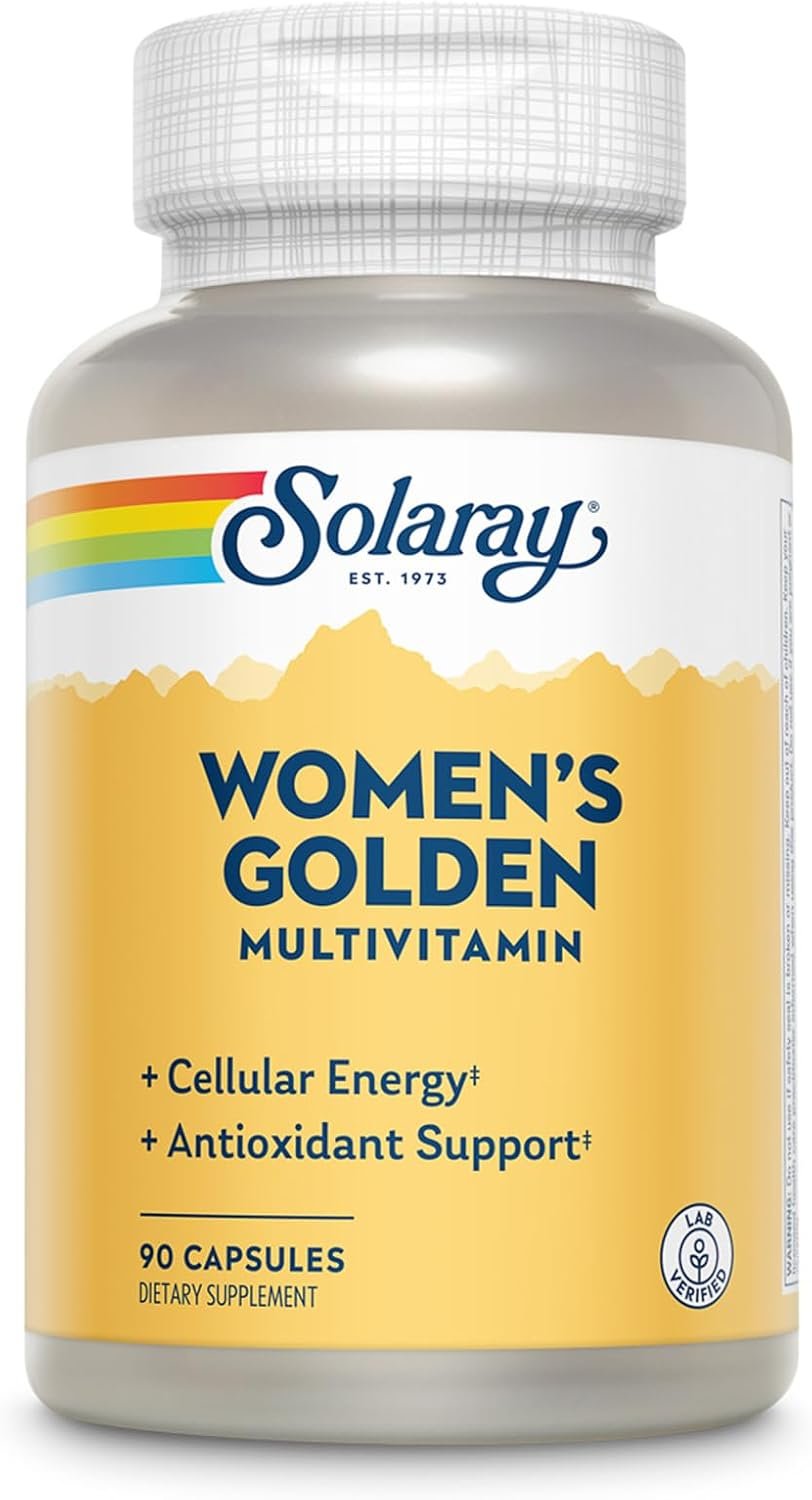 SOLARAY Women's Golden Multi-Vita-min Capsules, 90 Count - Image 2