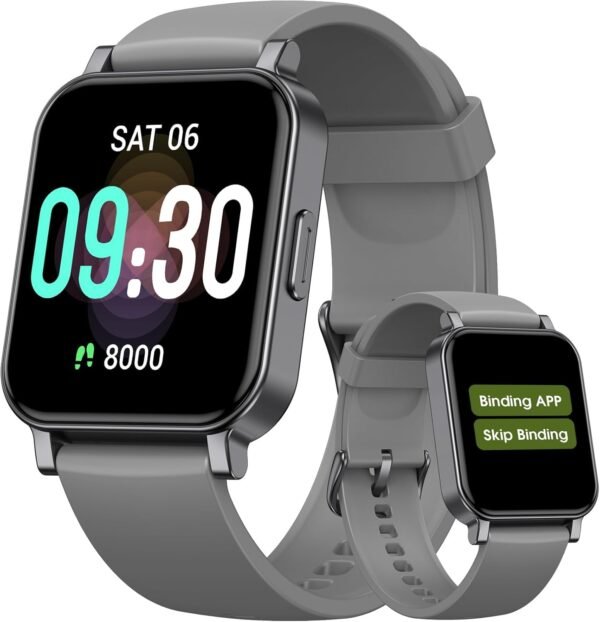 Pedometer Watch Senior Friendly No App/Phone Required, Waterproof Fitness Tracker Watch with Step Counter Calories/Sleep Tracker for Walking Running for Men Women - Image 2