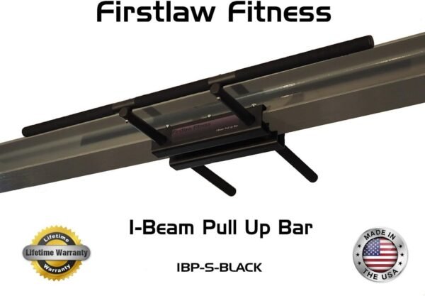 600 LBS Weight Limit - I-Beam Pull Up Bar - Straight Long Bar Grip Tape Made in The USA! - Image 5