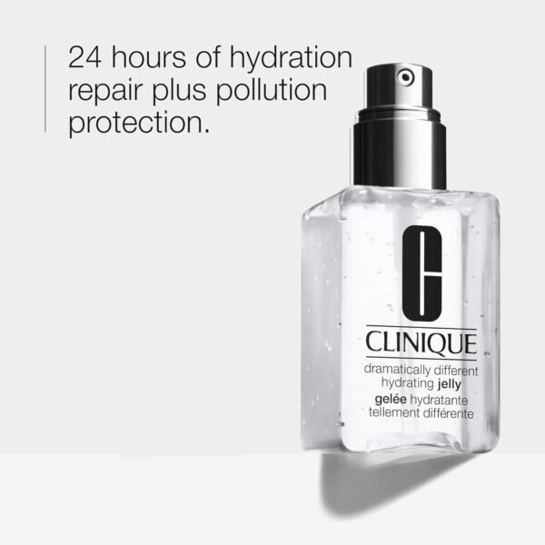 Clinique Dramatically Different Hydrating Jelly Lightweight Oil Free Face Moisturizer With Hyaluronic Acid For All Skin Types - Image 3