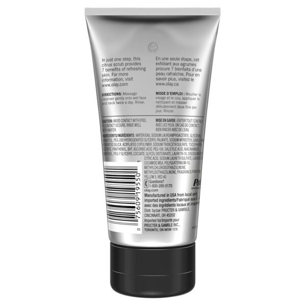 Olay Total Effects Citrus Facial Cleanser and Scrub, 5.0 Ounces (Pack of 3) - Image 5