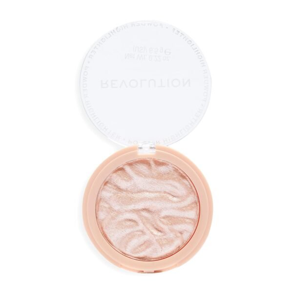 Revolution Beauty, Reloaded Pressed Powder Highlighter, Intensely Pigmented for a High Impact Dewy Finish, Dare To Divulge, 0.22 Oz. - Image 2