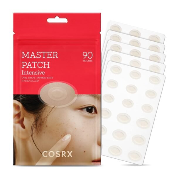 COSRX Master Patch Intensive | Oval-Shaped Hydrocolloid Pimple Patch with Tea Tree Oil & Salicylic Acid | Quick & Easy Blemish, Zit, Spot Treatment (90 Patches (Medium, Large), 90, Count) - Image 2