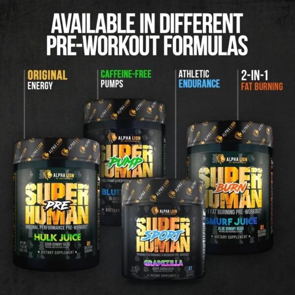 ALPHA LION Core Pre Workout Powder with Creatine for Performance, Beta Alanine for Muscle, L-Citrulline for Pump & Tri-Source Caffeine for Sustained Energy (30 Servings, Fruit Punch Flavor) - Image 10